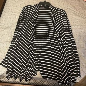 Black and white cardigan